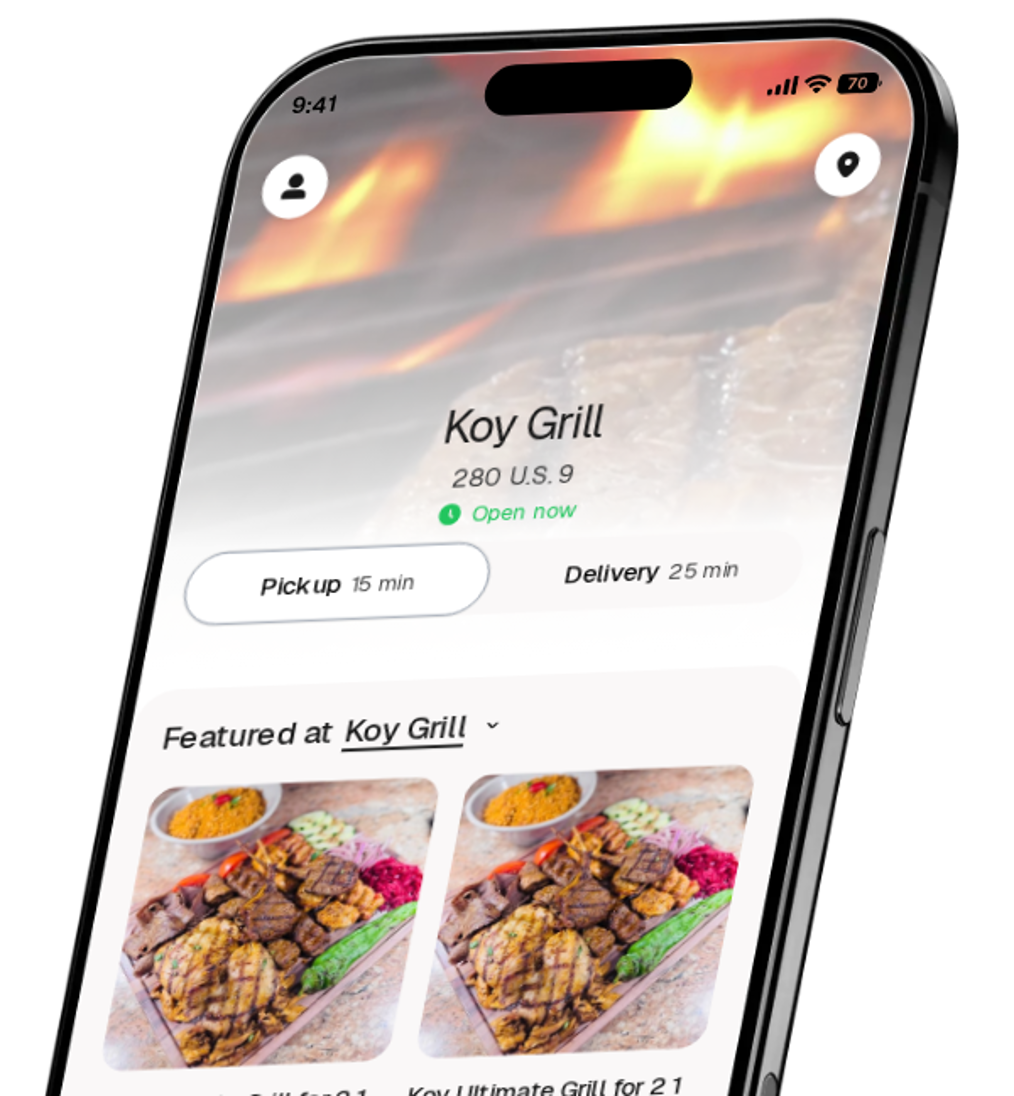 Koy Grill app preview