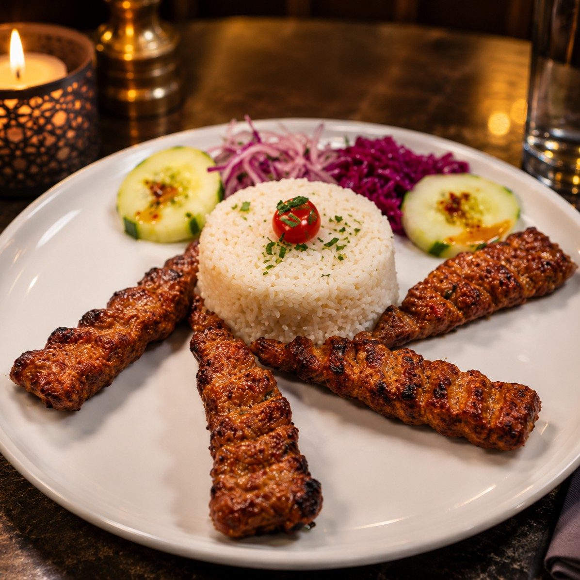 Chicken Adana.