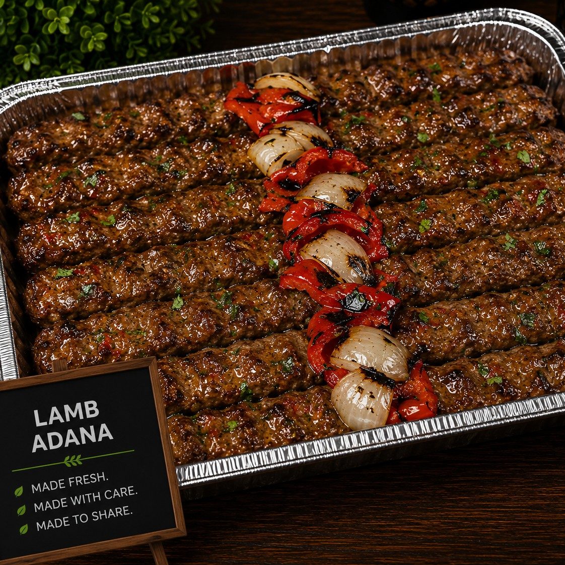 Lamb Adana Tray.