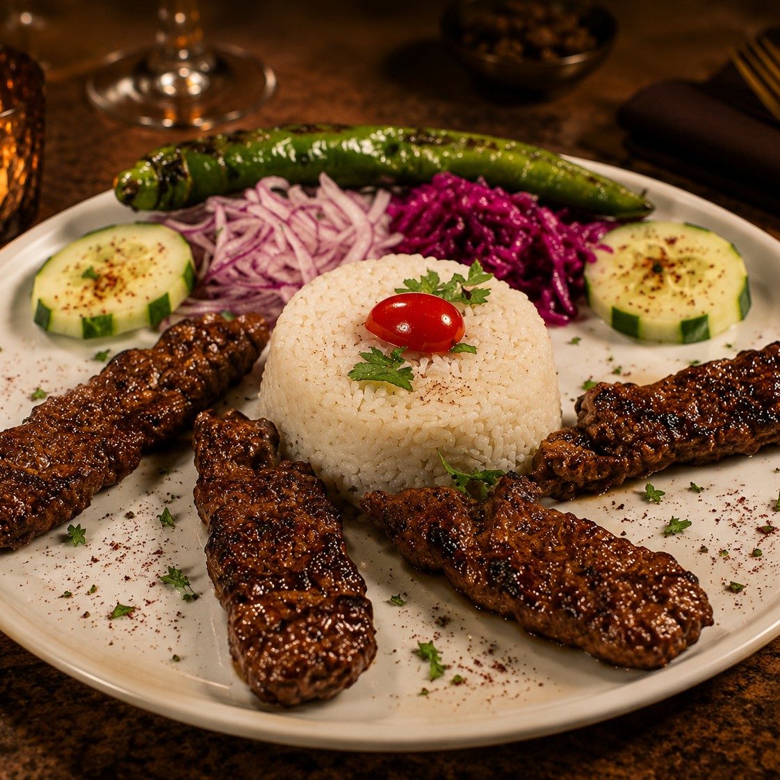 Lamb Adana.