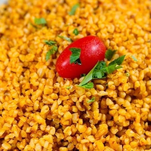 Bulgur Tray.