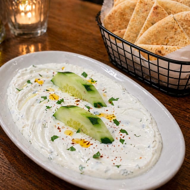 Creamy Yogurt Dip + 2 Pita.