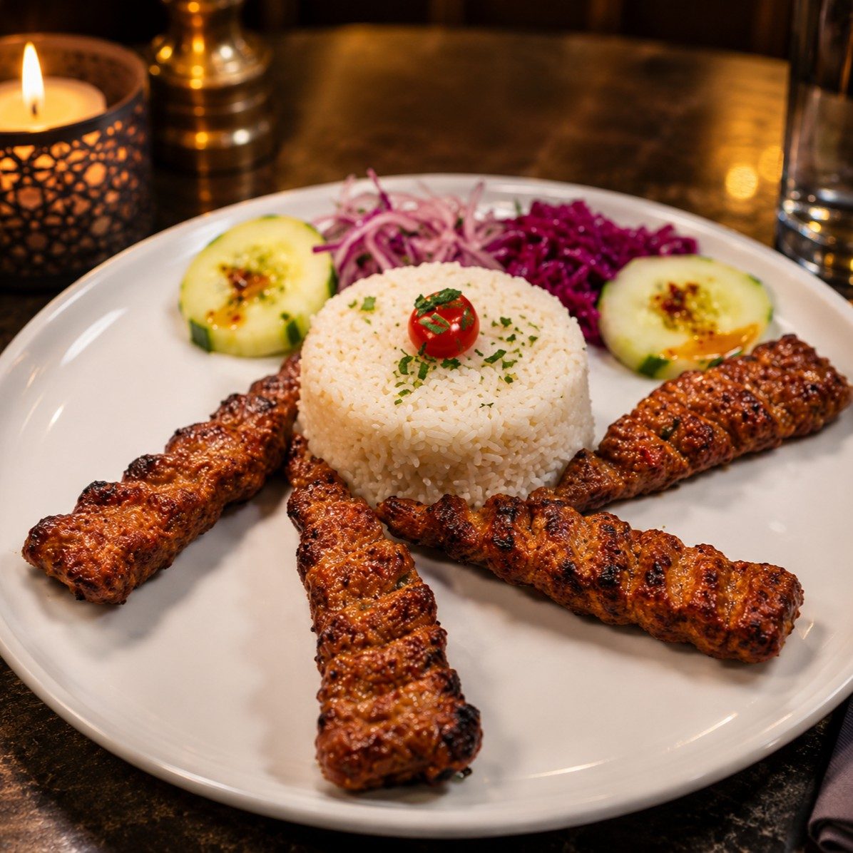 Chicken Adana.