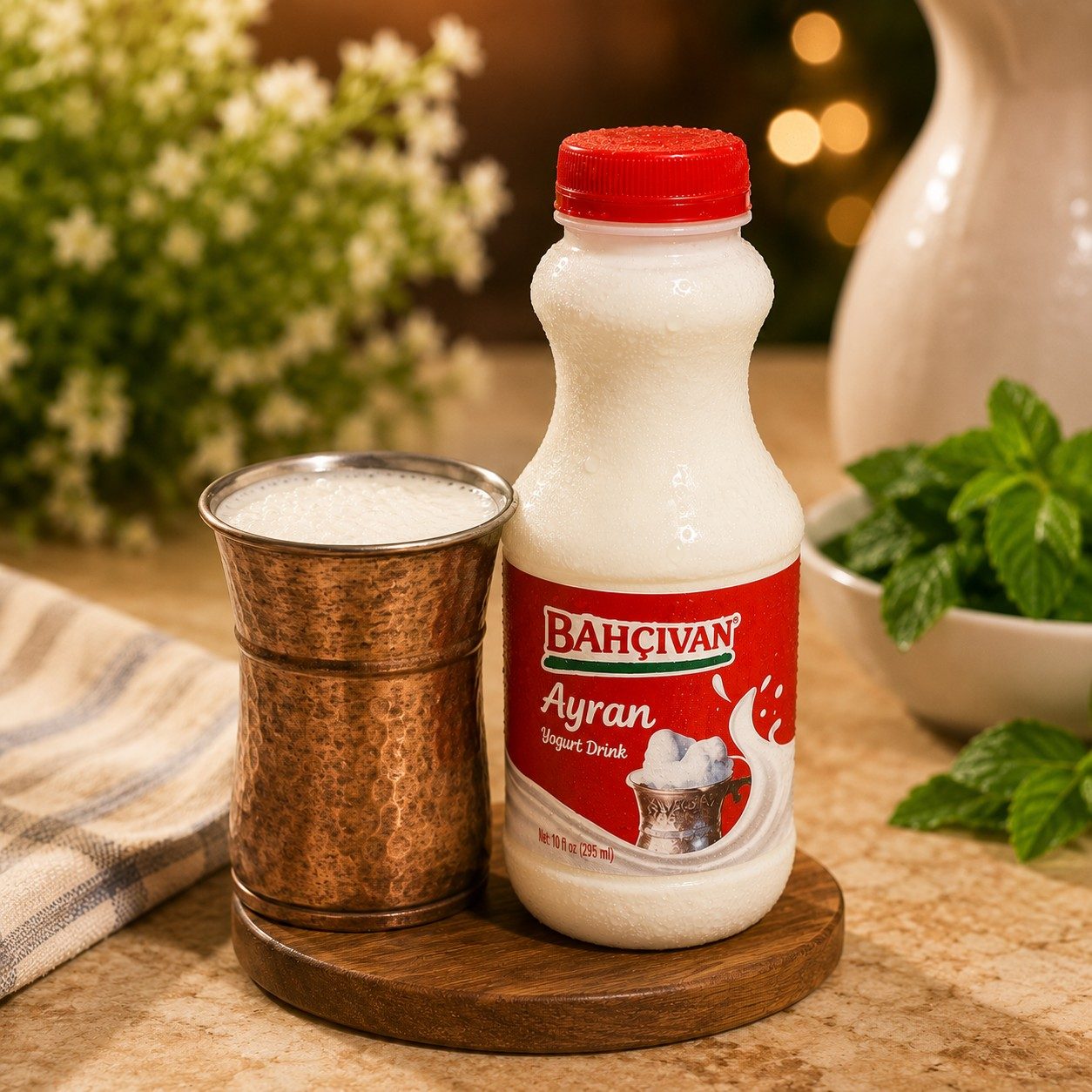 Ayran (Yogurt drink).