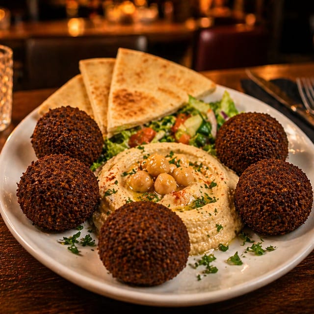 Falafel & Hummus + 1 Pita.
