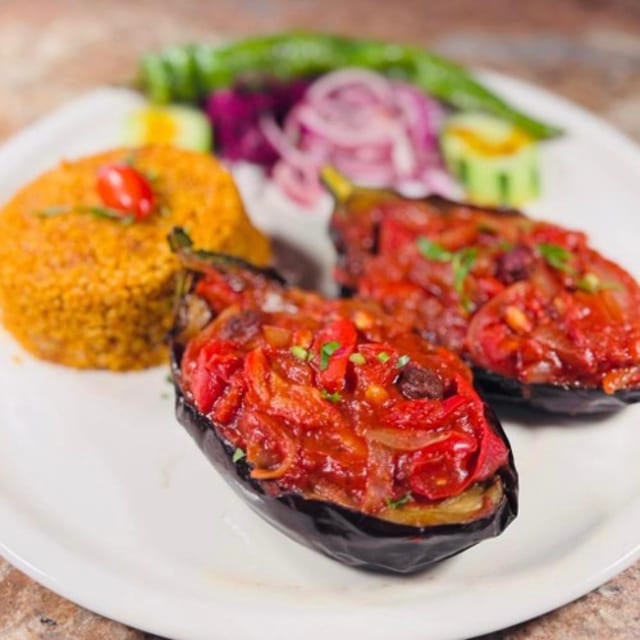 Stuffed Eggplant.