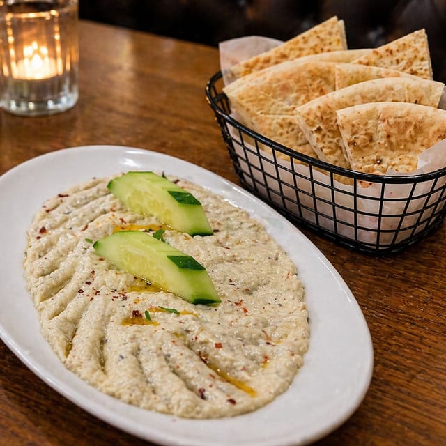 Smoked Eggplant Dip + 2 Pita.