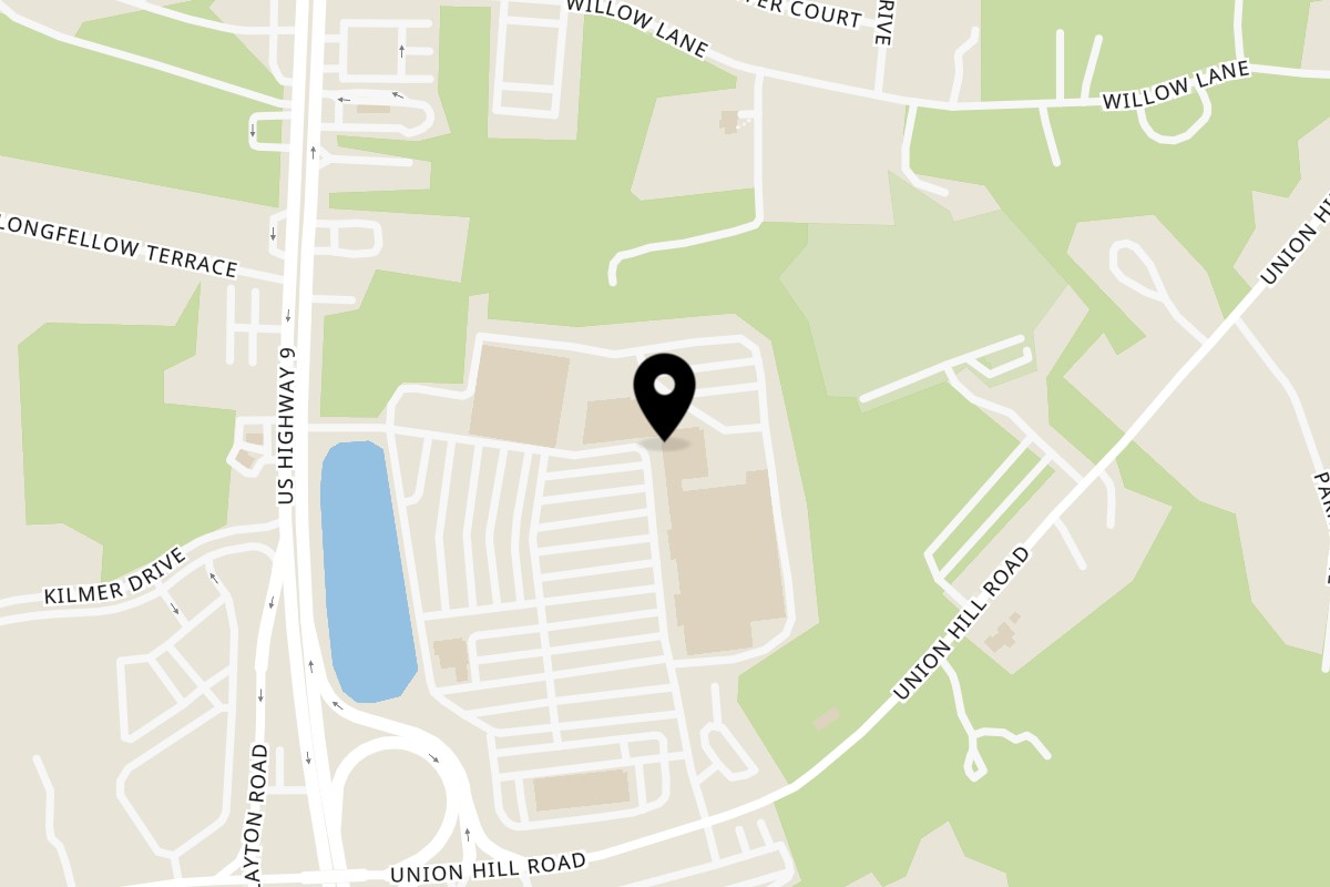 Map showing the location of Koy Grill Marlboro on 280 U.S. 9 in Englishtown